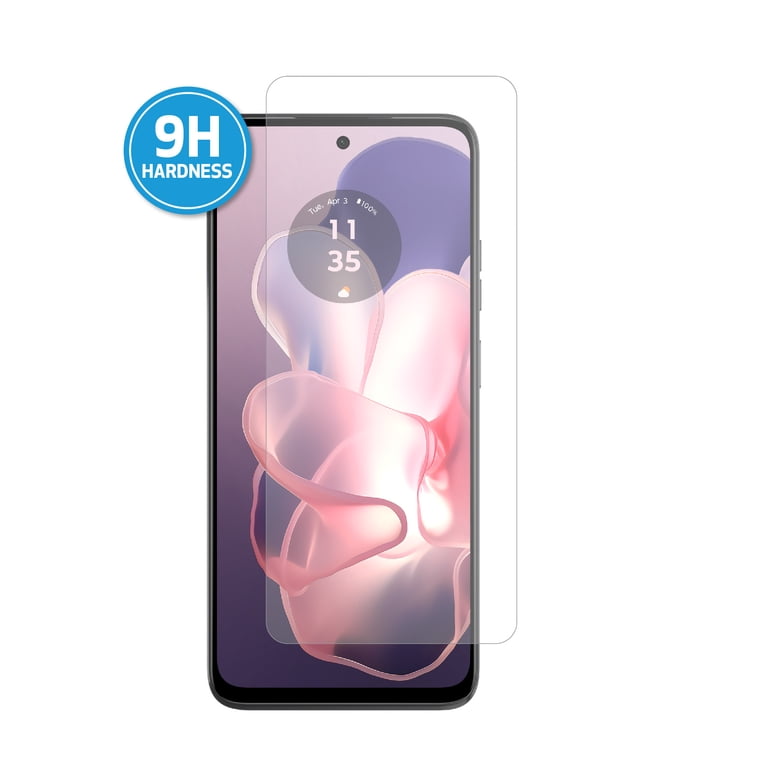 HYGMOCC Progettato per Motorola Moto G9 Power Pellicola salvaschermo in vetro temperato HD trasparente, durezza 9H, antigraffio, custodia amichevole (2 pezzi