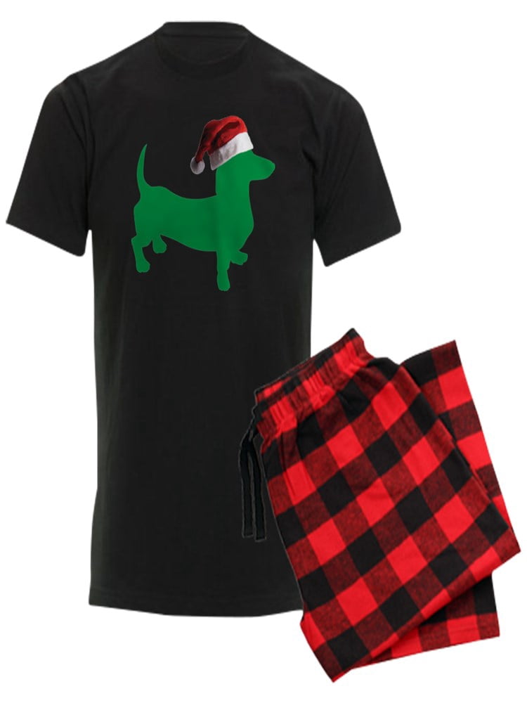 christmas weiner dog pjs