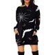 thumbnail image 2 of Sudadera con capucha Yuyangstore Vestido de sudadera colorido Negro Amarillo XL, 2 of 4