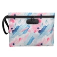 thumbnail image 1 of Zippered Odor Proof Pouch with Lock Travel Handbag Container, 1 of 10