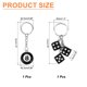 thumbnail image 2 of Llavero Uxcell 8 Ball, bolas de billar 8 de la suerte con llavero de dado, colgante creativo para bolso, billetera, coche, accesorios de teléfono celular, negro, 2 of 5