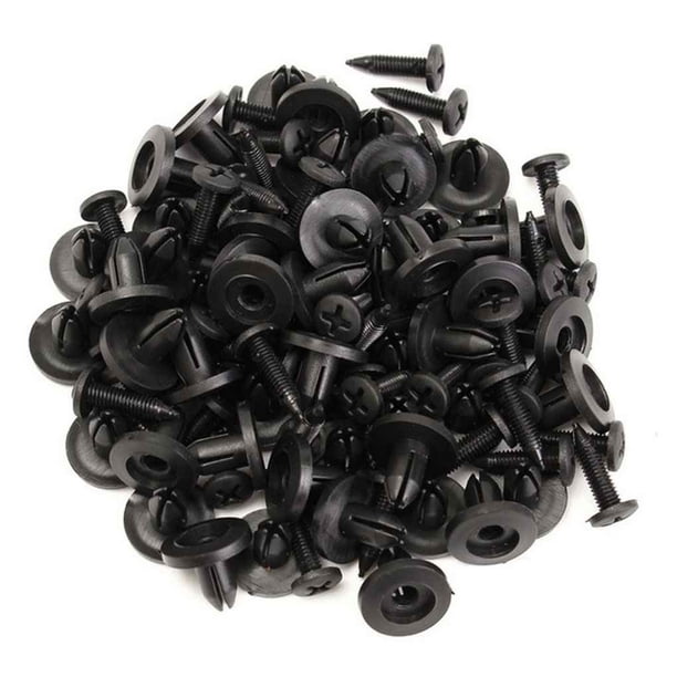Kenally Paquete de 50 clips de retención para guardabarros de coche, remaches de sujeción para vehículos, pasadores de sujeción para Panel Vehículos, repuestos y accesorios Mis