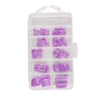 thumbnail image 1 of 120Pcs/Box Multicolored Short Press-on Toenails Solid Color Gel Fake Toenails Full Cover Wearable False Toenail Manicure Accessor, 1 of 10