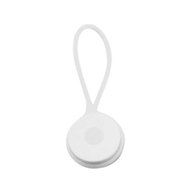 Luz LED intermitente de silicona para mochila, luces de advertencia de seguridad nocturna (blanco)
