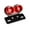 Red, variant on Aibecy Universal LED Motorcycle Tail Lamp Turn Signal Light Dual Trailer Lights Brake License Plate Holder Lights