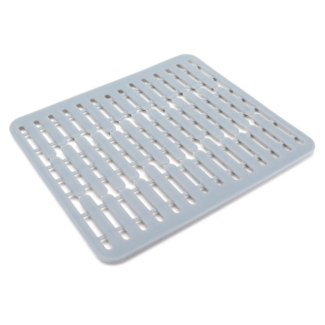 Cergrey Sink Protector,Sink Mat,Sink Mat Silicone Multifunctional Nonslip Heat Insulating Drain Pad Kitchen Supplies