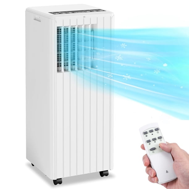 Takywep 80000BTU aire acondicionado portátil, unidad de aire acondicionado portátil 3 en 1 con control remoto, refrigeración portátil de hasta 350 pies cuadrados, con deshumidificador, ventilador, frí