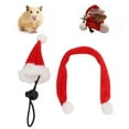 thumbnail image 4 of Pet Hat Scarf Set, Adjustable Warm Reptile Christmas Clothes  for Lizard for Hamsters for Guinea Pigs, 4 of 7