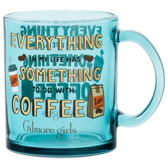 Taza de café de vidrio Silver Buffalo 520 ml Gilmore Girls
