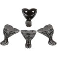 thumbnail image 4 of 4pcs Antique Brass Jewelry Box Jewelry Box Case Wooden Decorative Feet Feet Chest Corner Protector, 4 of 5