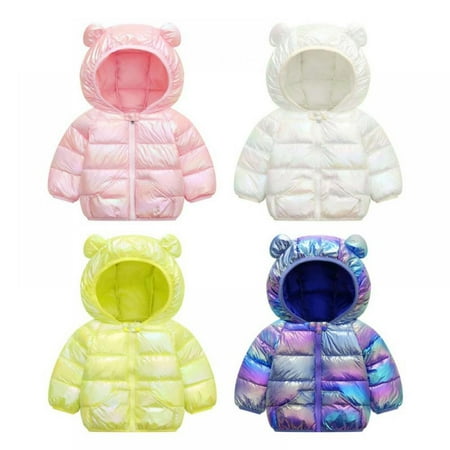 

Bullpiano 2-7 Years Kids Baby Boys Girls Winter Coats Hoods Warm Light Puffer Down Jacket Outwear