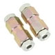 thumbnail image 2 of conectores de tubo de freno de 10 mm/0,39 pulgadas, tuerca macho y hembra en línea para tubo de aceite de 3/16 pulgadas, 2 of 9