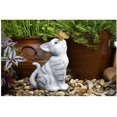 thumbnail image 3 of Escultura de gatito: estatua de gato con luz LED solar para jardín, adorno para césped, decoración de patio​La mejor decoración artística para interiores y exteriores de la casa o la, 3 of 8
