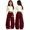 C845/Wine, variant on XIYON Girls Sweatpants Kids Wide Leg Baggy Sweatpants Loose Casual Trousers with Pockets Relaxed Fit Sport for Daily Wear 10-11 Years