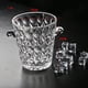 thumbnail image 2 of Cubo de hielo transparente Cubo de vino con corte de gota de agua de cristal, 1.5L, 2 of 7