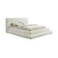 thumbnail image 3 of Meridian Furniture Dane Cream Teddy Fabric Queen Bed, 3 of 8