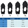 thumbnail image 3 of Ice Snow Cleats for Shoes and Boots,Walk Traction Cleats Crampons for Men Women Walking on Ice and Snow Anti Slip 24 Teeths Shoes Ice Traction Cleats, 3 of 6