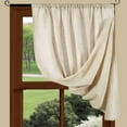 thumbnail image 3 of Heirloom Tobacco Cloth Cream 45" Unlined Cotton Single Curtain Panel by Raghu, 3 of 3