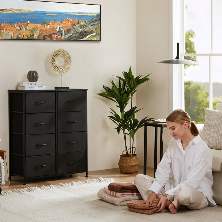 CONCETTA 8 Drawer Dresser for Bedroom, Tall Chest Organizer with