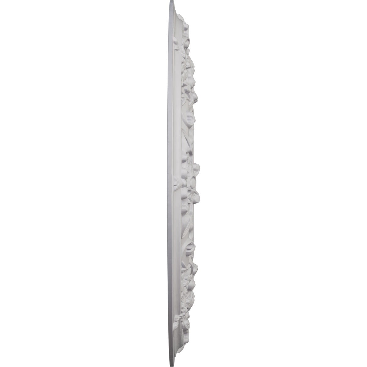 32 3/4"OD x 2 1/2"P Jackson Ceiling Medallion (Fits Canopies up to 13 1/2"), Hand-Painted Ultra Pure White