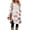Multicolor, variant on EANJE Christmas Women Dresses Christmas Print Crewneck Tunic Midi Dress Long Sleeve Curved Split Hem Swing Dress Lightweight Trendy Autumn Holiday Wear Outfits with Side Pockets Red XL