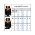 thumbnail image 2 of DYMADE Women Slim Fashion Style Long Sleeve T-Shirt Top, 2 of 3