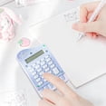 thumbnail image 6 of Byujiro Cute Piano-Themed 8-Digit Pocket Calculator, Mini Portable Basic Calculator for Students, Office, School & Daily Math Use, 6 of 7