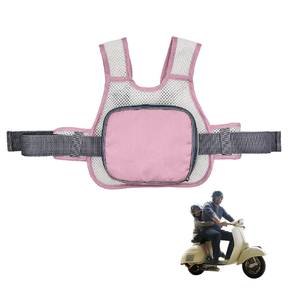 New Motorcycle Seat Strap Back Kids Safety Harness Support Belt Protective Gear 
