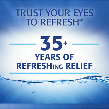 Refresh Optive Lubricant Eye Drops Preserved Tears, 15 ml