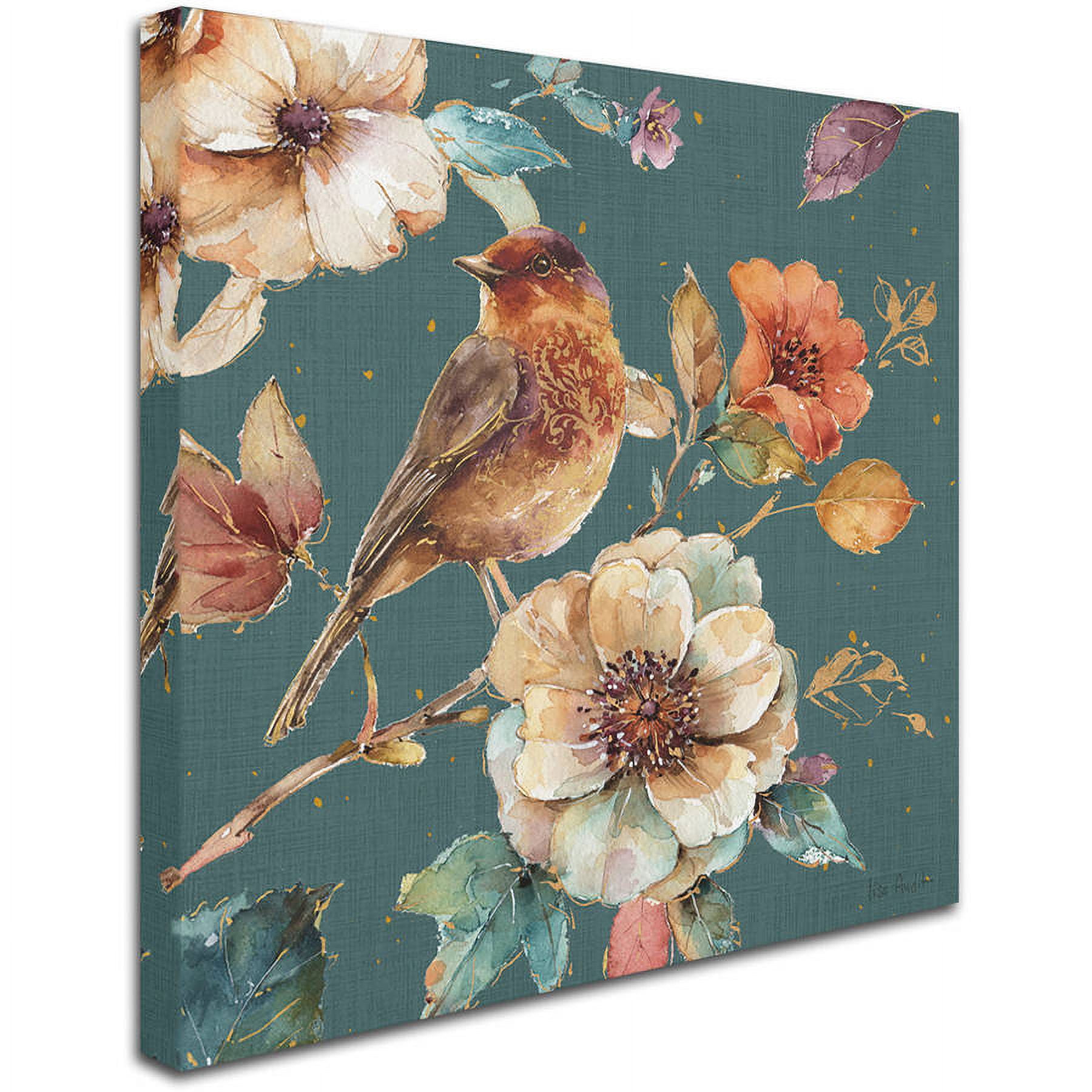 Trademark Fine Art "Spiced Nature XVI Teal WAL" Canvas Art by Lisa Audit