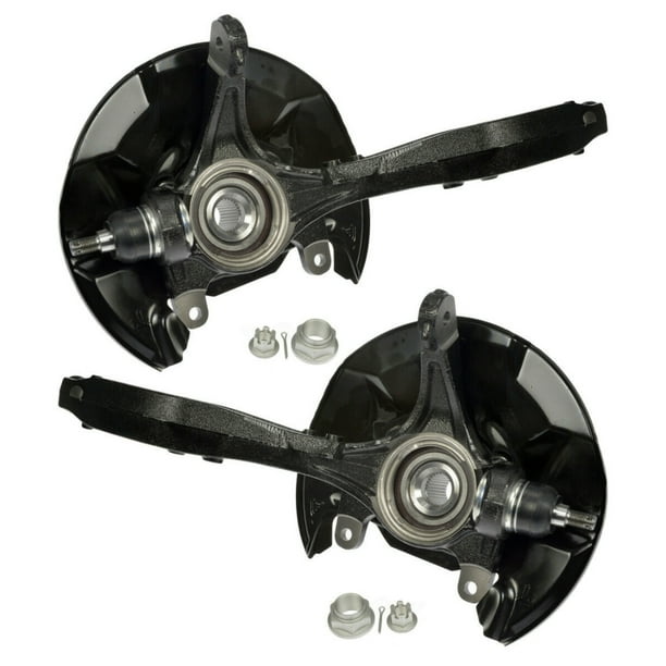 AutoShack Front Steering Knuckles and Wheel Bearing Hub Assembly 5 Lugs
