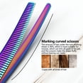 thumbnail image 4 of EXLEAF 7 Inches Curved Thinning Scissors, Dog Grooming Scissors for Home Use, Stainless Steel Pet Beauty Tools and Accessories, 4 of 7