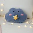 thumbnail image 4 of Para almohada de peluche con forma de nube de arcoíris Kawaii creativa, cojín decorativo para el respaldo del sofá, juguete de peluche para abrazar, decoración del hogar, nube tipo sándwich, 4 of 5