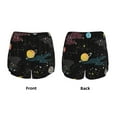 thumbnail image 5 of Vsdgher Galaxy Print Women's Running Double Layer Shorts High Waisted with Pockets Elastic Yoga Workout Athletic Gym Sports, 5 of 8