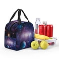 thumbnail image 4 of Logiee Planets Stars And Galaxies1 Print Lunch Bag,Lunch Box for Women Men,Insulated Reusable Lunch Box for Adult,Lunch Tote Bag,Lunch Container for Office Work Picnic Beach or Travel, 4 of 7