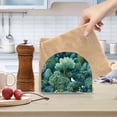 thumbnail image 2 of Yayeee Napkin Holder for Table Set of 2 Kitchen Paper Tissue Organization, Green Forest Pattern, 2 of 8