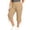 *Khaki, variant on VBVC Women's Plus Side Drawstring Capri Pants , Casual Elastic Waist Stretchy Cropped Pants For Women , Ladies' Soft Relaxed Fit Trousers with Pockets, Army Green , XL-5XL