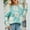Green, variant on kayannuo Fall Clothes For Women Fashion Women's Daisy Printed Long Casual Pullover Loose Long Sleeve Sweater Beige