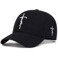 thumbnail image 1 of Gorra de béisbol con bordado de fe a la moda para hombre y mujer, sombreros para el sol para primavera y verano, gorra Snapback de algodón, Gorras de camionero de Hip Hop, 1 of 2