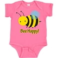 thumbnail image 3 of Inktastic Bee Happy Boys or Girls Baby Bodysuit, 3 of 5