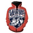 thumbnail image 1 of Sudadera con capucha y cremallera para hombre, diseño de coche clásico de dibujos animados, manga larga, divertida, unisex, con estampado 3D, informal, genial, gran oferta 2024, 1 of 6