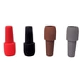 thumbnail image 1 of Matsuzay Tapones de goma de silicona para vino para botellas, paquete de dirección inversa, tapón suave de champán de silicona Cocina y Comedor, 1 of 6