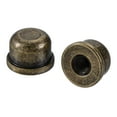 thumbnail image 1 of Unique Bargains Tapped 1/4-27 Thread for Lamp Harp Bronze Lamp Shade Finials Caps 6 Pack, 1 of 6