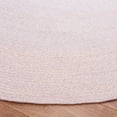 thumbnail image 3 of SAFAVIEH Cape Cod Richmal Geometric Cotton Area Rug, Blue/Pink, 6' x 6' Round, 3 of 4