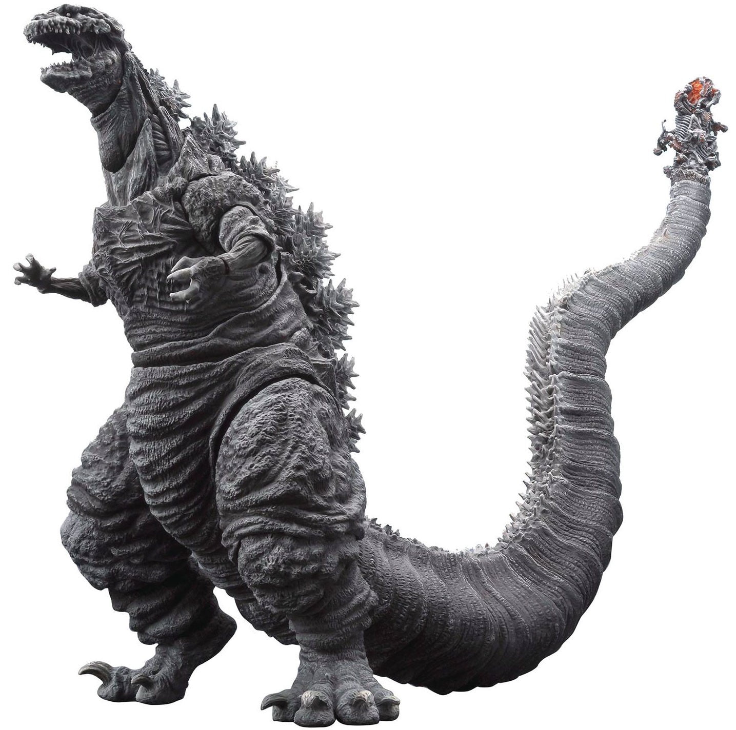 Godzilla Boxed 2016 Shin Godzilla Senior PVC Action Figure 7-inch Animated Action Diagram 12 Head to Tail Action Figure 