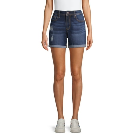 EV1 from Ellen DeGeneres Relaxed Fit Mid Rise Jean Short (Women's), 1 Count, 1 Pack