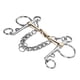 thumbnail image 3 of Accesorio de broca de caballo Pelham de acero inoxidable, accesorio de conector de latón de silicona articulado, 3 of 5