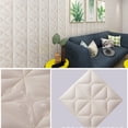 thumbnail image 2 of 3D Wall Sticker Self-Adhesive Panel Decal PE Wallpaper Peel and Stick Wall Panel for TV Walls, Sofa Background Wall Decor 13", Yellow, 2 of 12