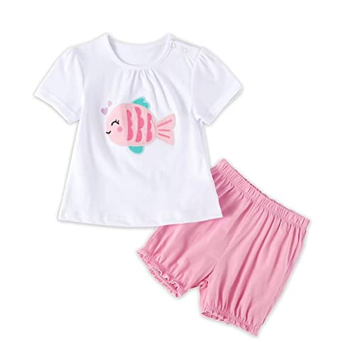 1yr Old Baby Girl Clothes Toddler Summer Outfits Infant Button