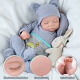 thumbnail image 4 of BABESIDE 20" Adorable Reborn Baby Doll Sleeping Infant Boy Full Silicone Soft Vinyl Body Real Life Newborn Baby Dolls with Toy Accessories Gift for Collection & Kids Age 3+, 4 of 7